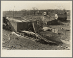 Damage done during the 1937 flood near Shawneetown, Illinois