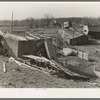 Damage done during the 1937 flood near Shawneetown, Illinois