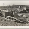 Damage done during the 1937 flood near Shawneetown, Illinois