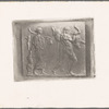 Bas-relief of a man and woman carrying livestock