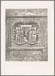 Bas-relief of the funeral of the Virgin from the north façade of the Notre-Dame Cathedral, Paris