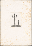Two ornate candlestick holders