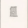 Decorative engravings on side of a building