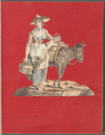 Country maid with donkey