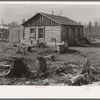 House occupied by the Ingrahams and the Smallwoods near Nelma, Wisconsin. Ingraham, a lumberjack, has a wife and two children. Smallwood, a laborer migrated from Kentucky, has a wife and baby