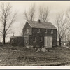 Type "A" house under construction. Ironwood Homesteads, Michigan