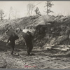 Lumberjacks with mattresses and equipment which they are returning to camp. They have been living in their own shacks. Forest County, Wisconsin