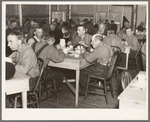Men in transient camp near Hagerman Lake, Michigan
