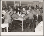 Men in transient camp near Hagerman Lake, Michigan