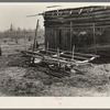 Crude "wagon sled" on the Bodray farm near Tipler, Wisconsin