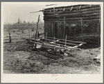 Crude "wagon sled" on the Bodray farm near Tipler, Wisconsin