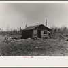 Log cabin occupied by six people. Near Tipler, Florence County, Wisconsin