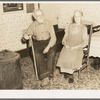 Grandpaw and Grandmaw Puchett, pioneers, in their home at Alvin, Wisconsin