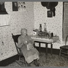 Grandmaw Puchett, one of the pioneers in this region in her home at Alvin, Wisconsin