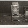 An old slot machine in an abandoned saloon at Mansfield, Michigan
