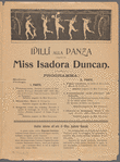 Idilli alla Danza eseguiti da Miss Isadora Duncan