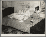 The twins and small daughter of the Stromberg family. Gibbs City, Michigan