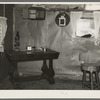 The living room of Sherman Ritchie's shack near Iron River, Michigan