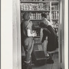 Scene in the first cooperative store in Jersey Homesteads run by Nathan Dubin, Hightstown, New Jersey