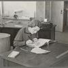 Jeannete Feinstock, clerk in the factory office, Jersey Homesteads, Hightstown, New Jersey