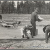 Construction of houses (reading plans and measuring), Jersey Homesteads, Hightstown, New Jersey