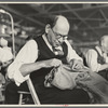 Barry Leving, a tailor in the cooperative garment factory at the Jersey Homesteads, a United States Resettlement Administration subsistence homestead project. Hightstown, New Jersey