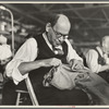 Barry Leving, a tailor in the cooperative garment factory at the Jersey Homesteads, a United States Resettlement Administration subsistence homestead project. Hightstown, New Jersey