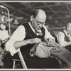 Barry Leving, a tailor in the cooperative garment factory at the Jersey Homesteads, a United States Resettlement Administration subsistence homestead project. Hightstown, New Jersey