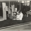 Philip Goldstein assistant cutter in the cooperative garment factory at Jersey Homesteads, is secretary of the Colonists' Association, the workers' Aim Cooperative Association, Inc., Hightstown, New Jersey