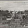Cinder block construction, Jersey Homesteads, Hightstown, New Jersey