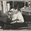 Philip Goldstein assistant cutter in the cooperative garment factory at Jersey Homesteads. He is secretary of the Colonists' Association, Inc., Hightstown, New Jersey