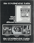 Advertisement for the Continental Baths