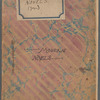 Modern novels (Joyce). Holograph notebook. Probably notes for essay, Modern fiction, in The common reader