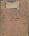 Modern novels (Joyce). Holograph notebook. Probably notes for essay, Modern fiction, in The common reader