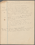 Modern novels (Joyce). Holograph notebook. Probably notes for essay, Modern fiction, in The common reader