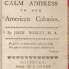 A calm address to our American colonies 