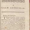 A calm address to our American colonies 