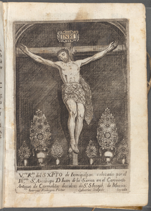 Exaltacion de la divina misericordia en la milagrosa renovacion de la soberana imagen de Christo Señor N. crvcificado