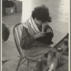 Making hats in the cooperative garment factory at Jersey Homesteads, Hightstown, New Jersey