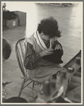 Making hats in the cooperative garment factory at Jersey Homesteads, Hightstown, New Jersey