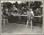 Making hats at the cooperative garment factory at Jersey Homesteads, Hightstown, New Jersey