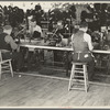 Making hats at the cooperative garment factory at Jersey Homesteads, Hightstown, New Jersey