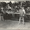 Making hats at the cooperative garment factory at Jersey Homesteads, Hightstown, New Jersey