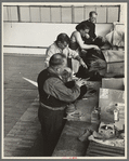 Hat makers at the cooperative garment factory, Hightstown, New Jersey