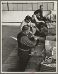 Hat makers at the cooperative garment factory, Hightstown, New Jersey