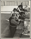 Hat makers at the cooperative garment factory, Hightstown, New Jersey