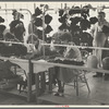 Homesteaders' daughters are employed in the millinery department of the cooperative garment factory at Jersey Homesteads, Hightstown, New Jersey