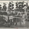 Homesteaders' daughters are employed in the millinery department of the cooperative garment factory at Jersey Homesteads, Hightstown, New Jersey