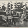 Homesteaders' daughters are employed in the millinery department of the cooperative garment factory at Jersey Homesteads, Hightstown, New Jersey