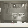 Washroom of Rustan brothers' farmhome near Dickens, Iowa